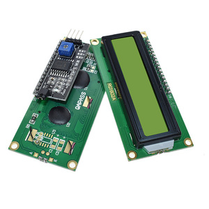 LCD1602 16x2 I2C ekran modülü mavi yeşil ekran Arduino için 5V pcf8arduino IIC adaptörü Llate
