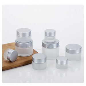 スポットフロストクリームジャー<span class=keywords><strong>5g</strong></span> 10g 30g 50g 50gガラスボトル用アイクリーム化粧品サブボトルマスクボトル