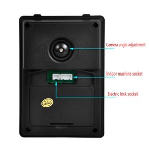 High Definition Wired Video Door Phone <strong>Intercom</strong> <strong>System</strong> with Touch Button for Villa or Office <strong>Access</strong> Control