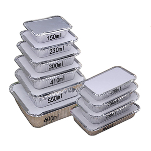 Disposable Silver Aluminium Alu Foil <strong>Box</strong> - Product Image 3