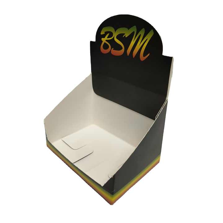 经济型定制设计货架瓦楞纸箱展示盒包装就绪盒撕开包装纸食品瓦楞纸板