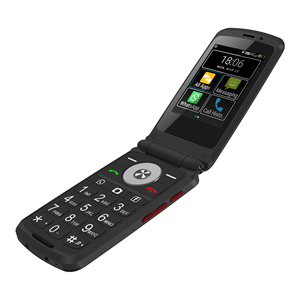 TIQ U.<strong>S</strong>. Region 4G Smart <strong>Flip</strong> T Mobile Phone At&amp;t Phone Google Play Android MTK6739 Key Input Multilingual Smart Phone - Product Image 3