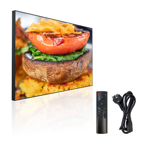 Display LCD Semi-esterno da 75 pollici ad alta luminosità schermo di visualizzazione della finestra a cornice aperta per la pubblicità al dettaglio - Product Image 2