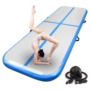 Şişme hava jimnastik eğitim paspaslar jimnastik parçaları ev kullanımı <span class=keywords><strong>Yoga</strong></span> su ile pompa