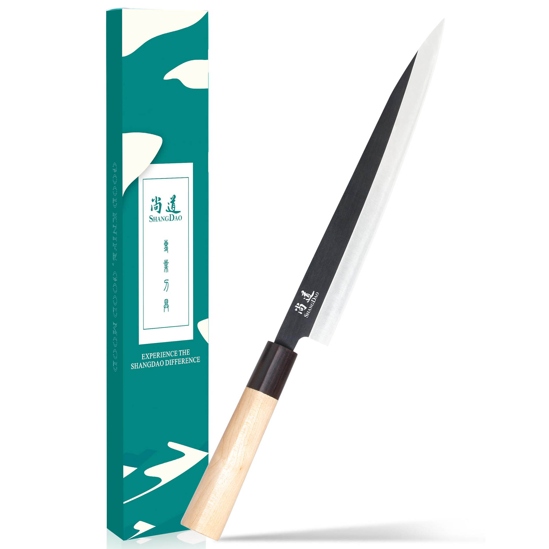 Cuchillo de sushi negro