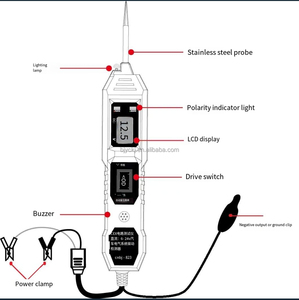 Auto Parts-Probador de circuito y sistema eléctrico de pluma de prueba automotriz multifuncional con función de diagnóstico de continuidad de línea - Product Image 5