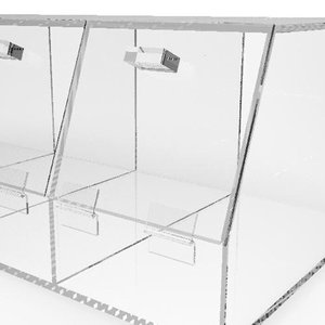Caja de exhibición de alimentos para supermercado, caja acrílica para almacenamiento de dulces a granel - Product Image 5