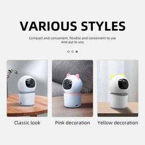 App hareket sensörü algılama ile gece görüşlü güvenlik kamerası güvenlik ev köpek Pet monitör ile 2K 3MP kapalı kamera - Product Image 6
