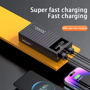 New <strong>Design</strong> High Capacity 30000mAh 22.5W Fast ChargingPower Bank 4 USB 1 Type-C Fast <strong>Output</strong> Portable Power Bank - Product Image 5
