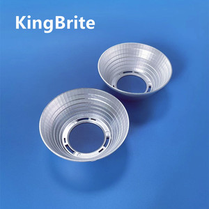 KingBrite 82毫米60度cob发光二极管反射器，带连接器，用于发光二极管照明 - Product Image 2