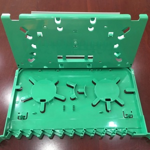 Bandeja empalmadora de fusión de 12 puertos para fibras ópticas para uso en red en Panel de conexión de caja de terminales de fibra óptica - Product Image 1