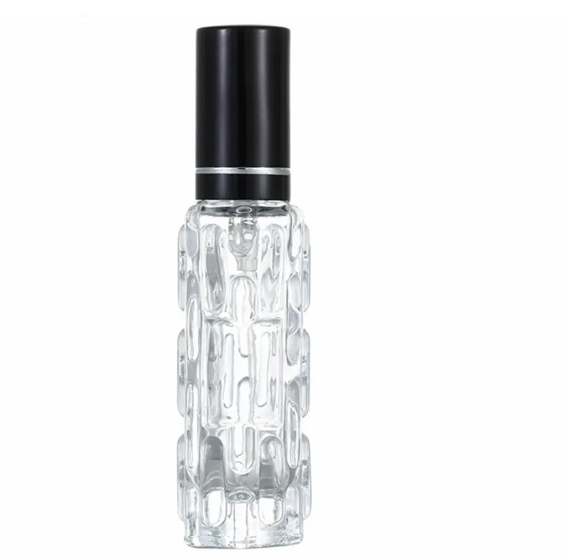 Atomizador portátil de cristal con forma de calabaza amarga, botella de Perfume con atomizador rellenable, 10ml, 15ml, venta al por mayor