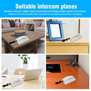 Sistema de comunicación habitación a habitación teléfono intercomunicador inalámbrico