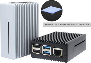 Изготовленный на заказ OEM ODM Raspberry Pi корпус алюминиевый пассивный теплоотводывающий металлический корпус Cnc алюминиевый фрезерный токарный станок Cnc обрабатывающие детали - Product Image 4
