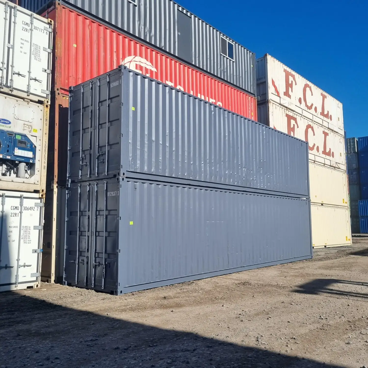 Guangzhou seconda mano contenitore furgone usato Container 40ft in Egitto