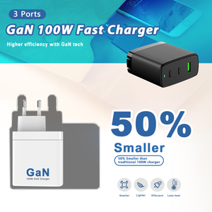 ZONSAN 2C1A 100W GaN <span class=keywords><strong>USB</strong></span> C充电器PD <span class=keywords><strong>USB</strong></span> C型电源快速100w充电器适用于MacBook Pro/Air笔记本电脑<span class=keywords><strong>iPad</strong></span>/iphone