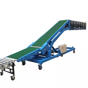 LIANGZO merci portatili carico e scarico automatici trasportatore a nastro rivestito telescopico elettrico - Product Image 1
