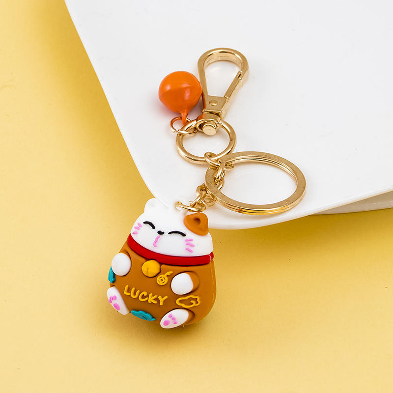 รุ่น B โชคลาภปานกลางแมวสีส้ม