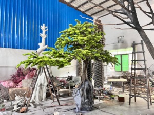 Artificial Landscape <strong>Tree</strong> Outdoor Large Fake Pine <strong>Tree</strong> for Decor Outdoor Indoor Fake Big Green Pine <strong>Tree</strong> - Product Image 6