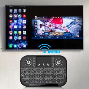 A8 Rechargeable Ergonomic 2.4G Air Mouse Touchpad Backlit Wireless <strong>Keyboard</strong> with USB Receiver for Smart TV Box Accessories - Product Image 4