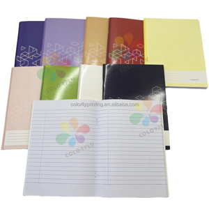 School <strong>Notebook</strong> A5 A6 30 <strong>Pages</strong> Sewing Binding Simple Various Colors Soft Cover <strong>Notebook</strong> <strong>With</strong> Colorful Colors - Product Image 4
