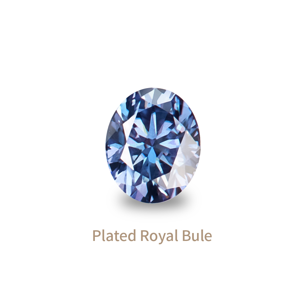 Plated royal blue