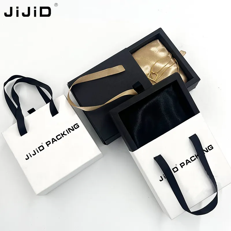 JiJiD nuovo stile all'ingrosso della fabbrica collana ad anello braccialetto regalo di nozze gioielli di lusso confezione di piccoli portagioie