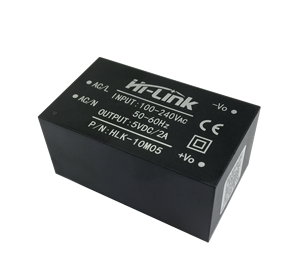 Hi-link CE/RoHS HLK-10M05交流至DC 220V/110V至5v 10w 2A降压迷你电源模块，用于LED光源/EV充电 - Product Image 1