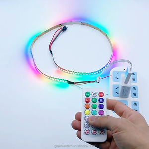 USB светодиодный контроллер WS2812B адресуемый RGB светодиодный светильник 5 В 600 пикселей 21 ключ ИК пульт дистанционного управления приложением SP620E Мини светодиодный контроллер - Product Image 2