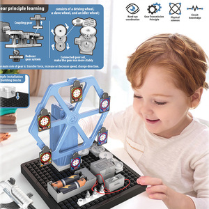 Fisica fai da te scattando circuito elettronico giocattolo esperimento stelo attività di costruzione kit di scienza giocattoli educativi per bambini - Product Image 4