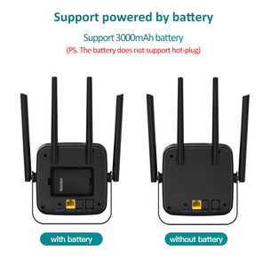 4G LTE CPE kilidini WIFI yönlendirici bağlantı desteği harici antenler ile sim kart yuvası ve LAN portu ofis ağ - Product Image 6