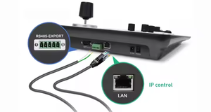 RS422/RS232 RJ45ビデオ会議制御キーボード4DジョイスティックPoEサポート音声会議システム会議カメラを含む - Product Image 4