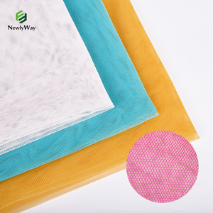 Fujian Factory Polyester 40 Dichte Sechseck Mesh Tüll Netz Stoff für Kleid - Product Image 1