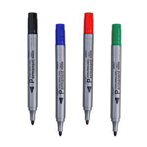 Ani Art Supplier Oem Cheap Eco-friendly Black Permanent <strong>Marker</strong> With Fiber Bullet Tip Oil-based Ink <strong>Marker</strong> Pen Set for Office - Product Image 1