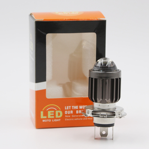 ไฟหน้ารถจักรยานยนต์ H4ความสว่างสูง BA20D LED Mini Projector เลนส์สองสีสูงต่ำคานสกูตเตอร์รถจักรยานยนต์ระบบแสงสว่าง - Product Image 6