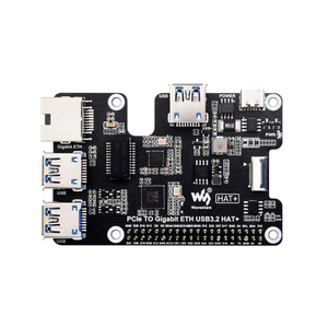 Cappello Gen1 3.2 PCIe to Gigabit Ethernet e USB per Raspberry Pi 5 3x USB 3.2 Gen1 1x Gigabit Ethernet senza Driver Plug and Play - Product Image 4