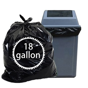 YC ağır 13 18 galon biyobozunur fabrika özel HDPE/LDPE geri dönüşümlü plastik çöp torbası rulo çevre dostu atık çöp torbası - Product Image 1