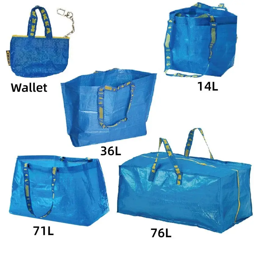 Farben Stoff PP gewebte Taschen einkaufen Extra große laminierte PP gewebte Einkaufstasche