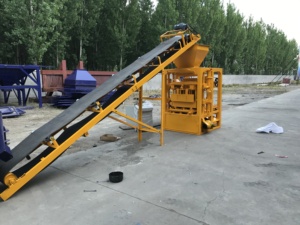 QT4-24 полуавтоматическая блочного льда машина изготовляющая кирпичи для продажи машина для производства пустотелых блоков кирпичное сырье бетона - Product Image 3