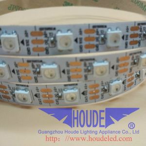 WS2812 светодиодная полоса DC5V 5 м WS2812B 30/60 светодиодов/м 2812 программируемая независимая адресная интеллектуальная RGB фантомная светодиодная Пиксельная полоса - Product Image 4