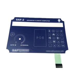 Factory Customize Manufacturer <strong>Embossed</strong> Button Membrane <strong>Switch</strong> Keypad Panel <strong>Keyboard</strong> Adhesive for Remote Controller Application - Product Image 4