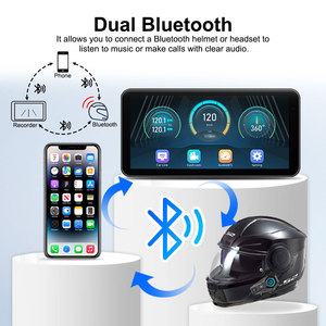 Portable Removable Digital Dashboard Android Auto Moto External Display 6.3 Inch Motorcycle Carplay GPS Navigation Wireless - Product Image 3