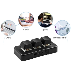 China Manufacture MK321 3 <strong>Keys</strong> Custom <strong>Keys</strong> Game Office Clip Macro Programming Keypad - Product Image 3