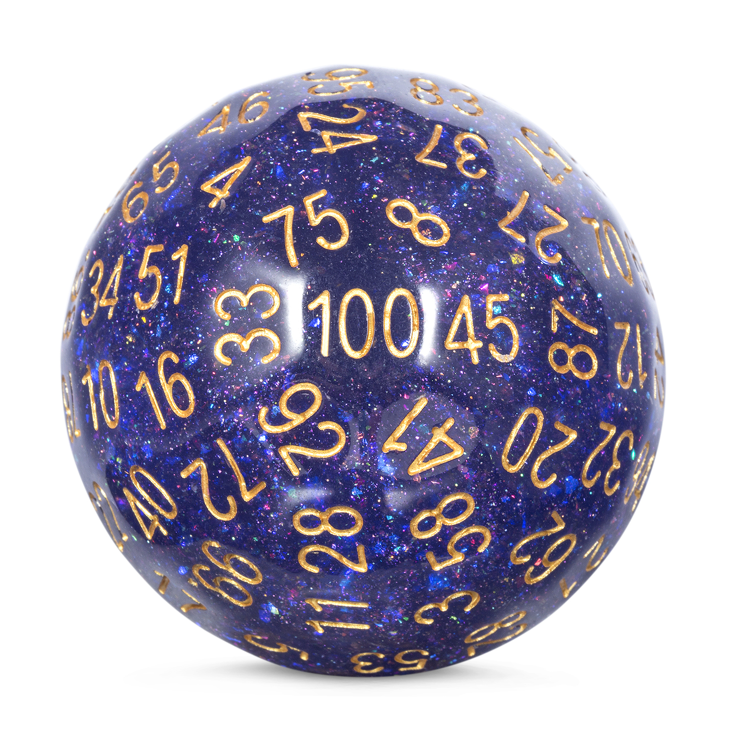 Galaxy Purple with gold number