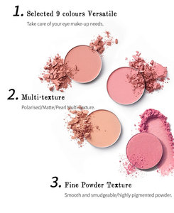 Miss ROSE10カラーマットハーバルブラッシュプレートAmazon用ナチュラル