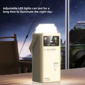 Portable 50000mAh 22.5W Quick Charging Power Bank With LED Flashlight Cables DC <strong>Input</strong> Interface Mobile <strong>Devices</strong> Display Features - Product Image 3