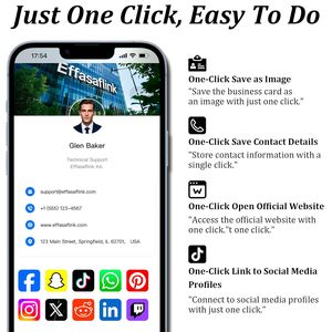 Hồ Sơ trực tuyến tùy chỉnh, danh thiếp kỹ thuật số, Vòng NFC, nhấn để chia sẻ thông tin xã hội, cho iPhone & Android - Product Image 4