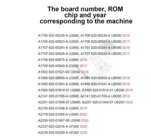 U301 USBC Rom-Assistent für Macbook Lesen und Schreiben von USB C Rom-Chip daten Enthält Original-ROM-Daten 2016 ~ 2020 Schadens reparatur werkzeuge - Product Image 6