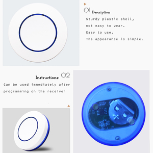 433MHz <strong>Wireless</strong> SOS <strong>Button</strong> Panic <strong>Button</strong> <strong>Wireless</strong> <strong>Button</strong> for Doorbell Funtion for Our Home Burglar Alarm <strong>System</strong> - Product Image 6