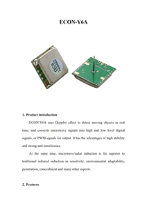 5.8GHz Security and Alarm <strong>Control</strong> Doppler Radar <strong>Module</strong> Infrared Induction Radar <strong>Sensor</strong> for Intelligent Human Body Detection - Product Image 4